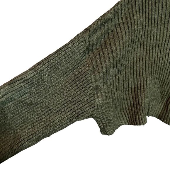 NWT! Mimosa green cropped sweater. Size small - Picture 7 of 9